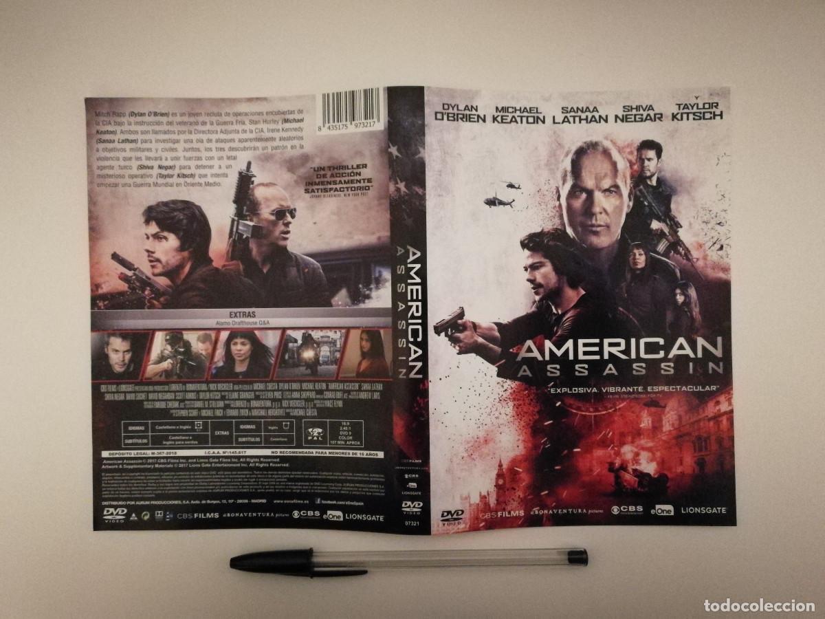 Cinema: CARATULA ORIGINAL -A4- AMERICA ASSESSIN - MICHAEL KEATON