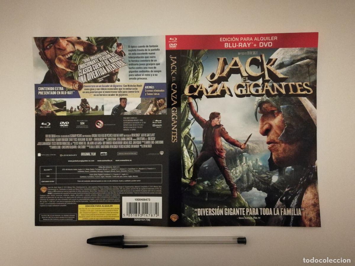Cine: CARATULA ORIGINAL -A4- JACK EL CAZA GIGANTES - BRYAN SINGER