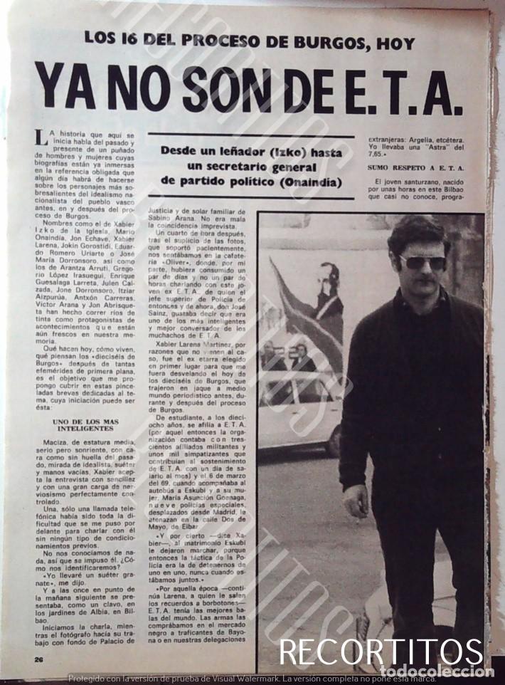 Cin&eacute;ma: ETA EL PROCESO DE BURGOS