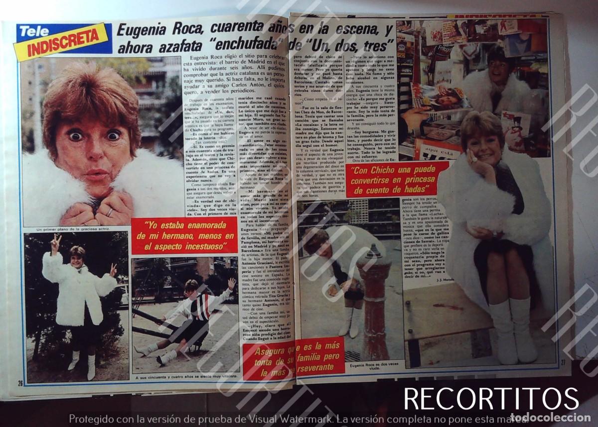 Cinema: EUGENIA ROCA AZAFATA DE UN DOS TRES 1 2 3
