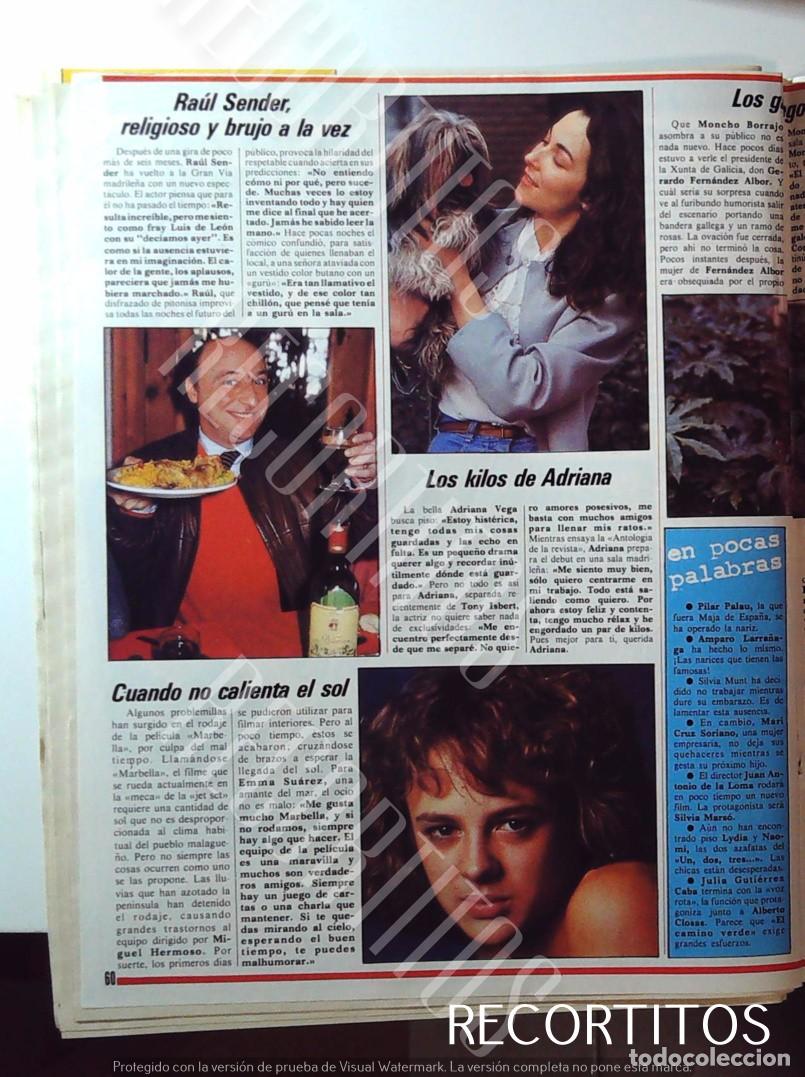 Cinema: EMMA SUAREZ ADRIANA VEGA RAUL SENDER