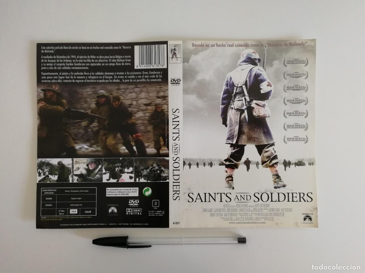 Cinema: CARATULA ORIGINAL -A4- SAINTS AND SOLDIERS - CINE BELICO - GUERRA