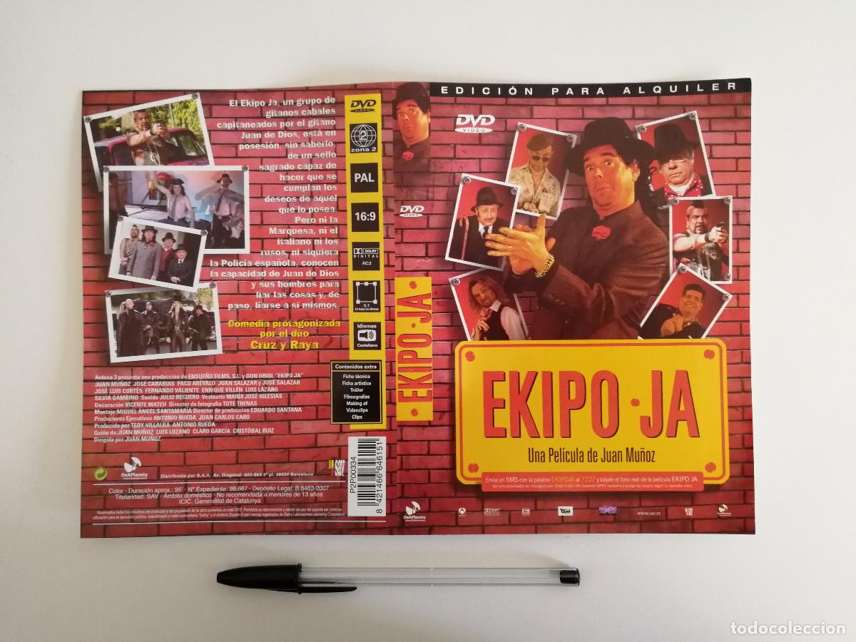 Cinema: CARATULA ORIGINAL -A4- EKIPO-JA - JUAN MU&Ntilde;OZ