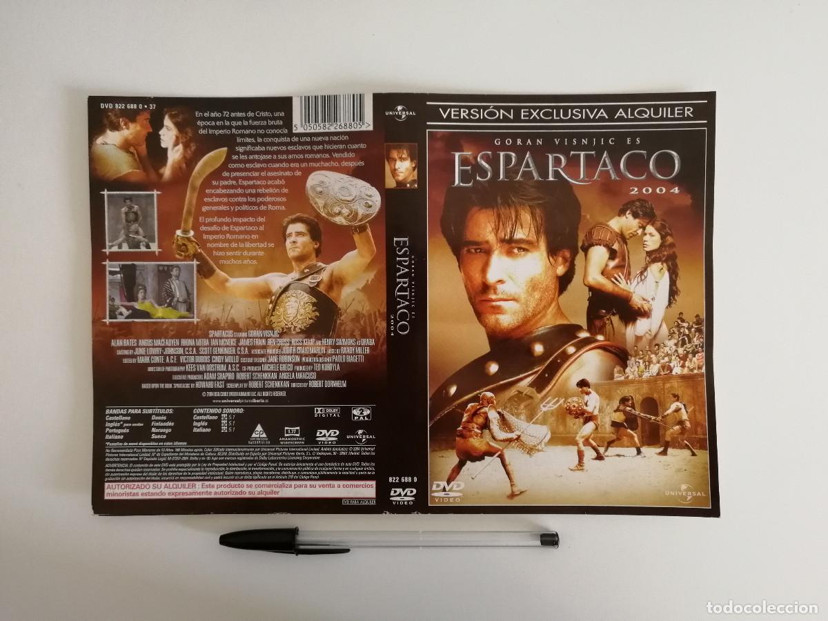Cinema: CARATULA ORIGINAL -A4- ESPARTACO - PEPLUM - Goran Vi&scaron;njić
