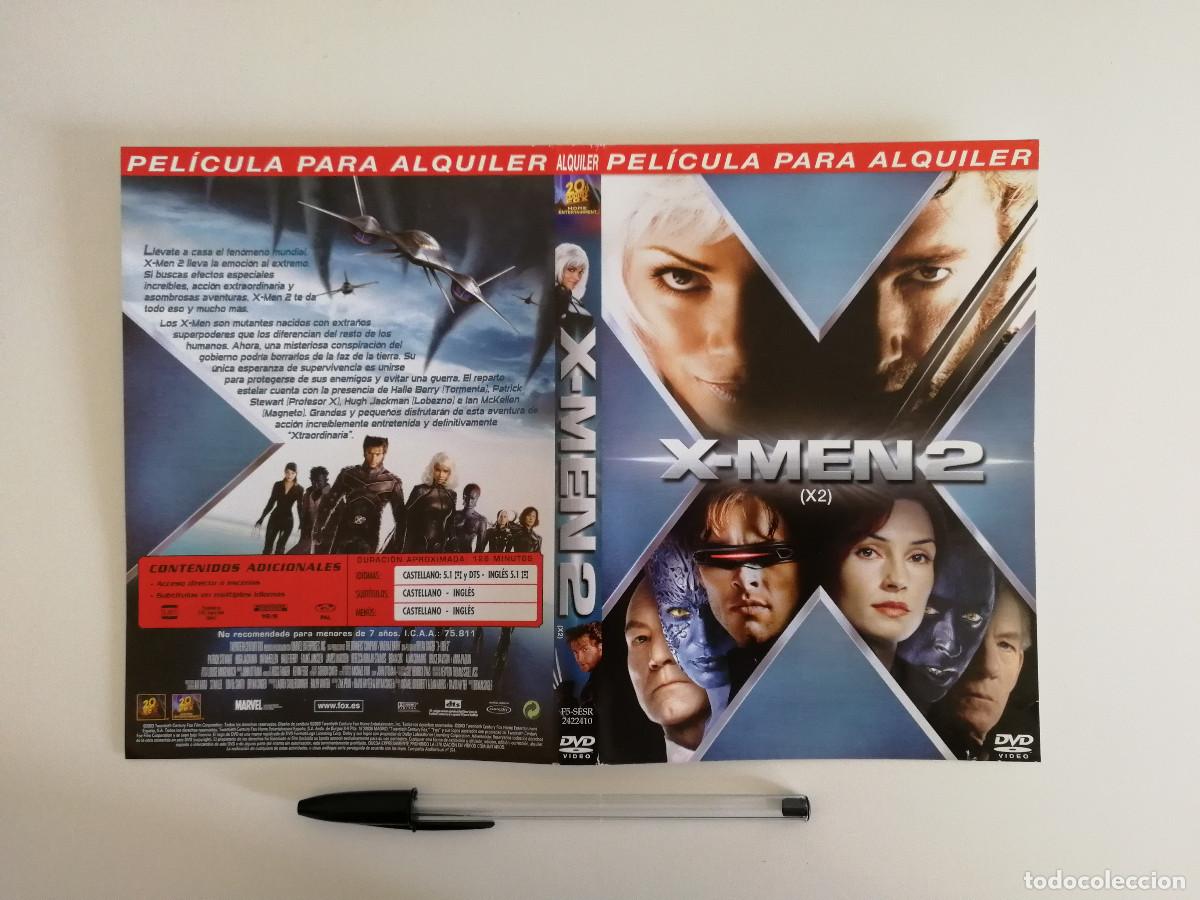 Cinema: CARATULA ORIGINAL -A4- X-MEN 2 - MARVEL