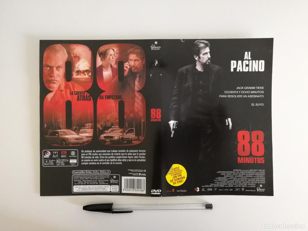 Cinema: CARATULA ORIGINAL -A4- 88 MINUTOS - AL PACINO