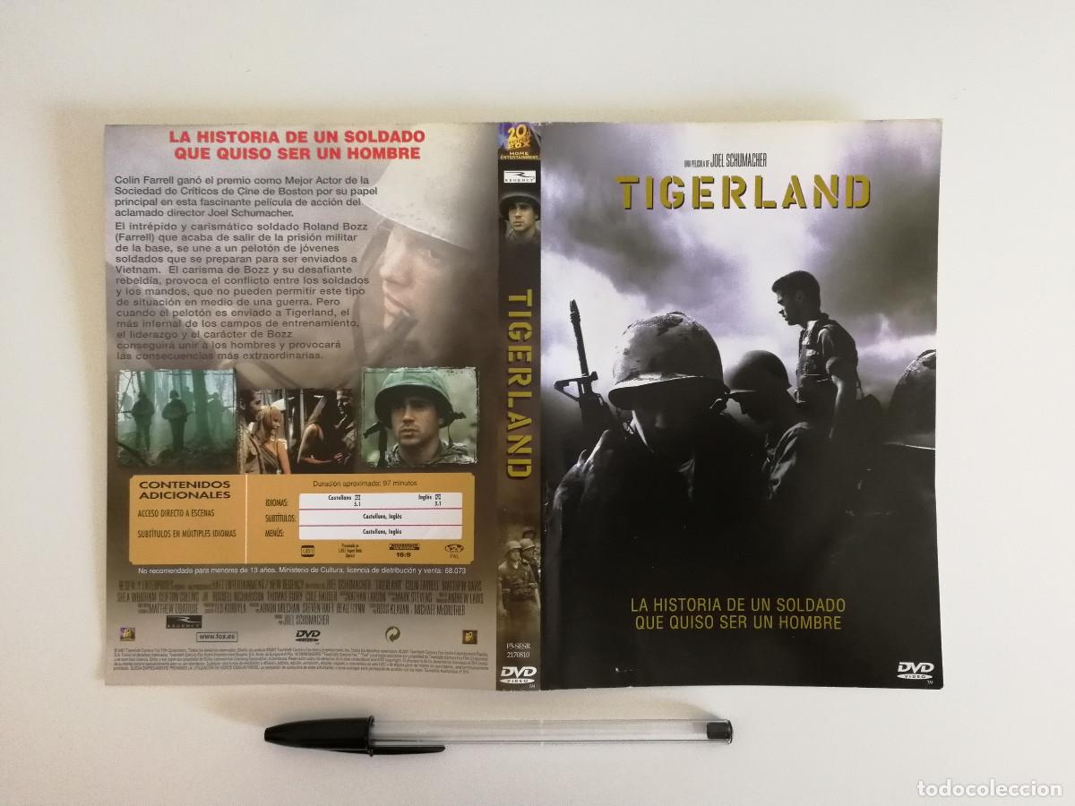 Cinema: CARATULA ORIGINAL -A4- TIGERLAND - CINE BELICO - GUERRA - JOEL SCHUMACHER