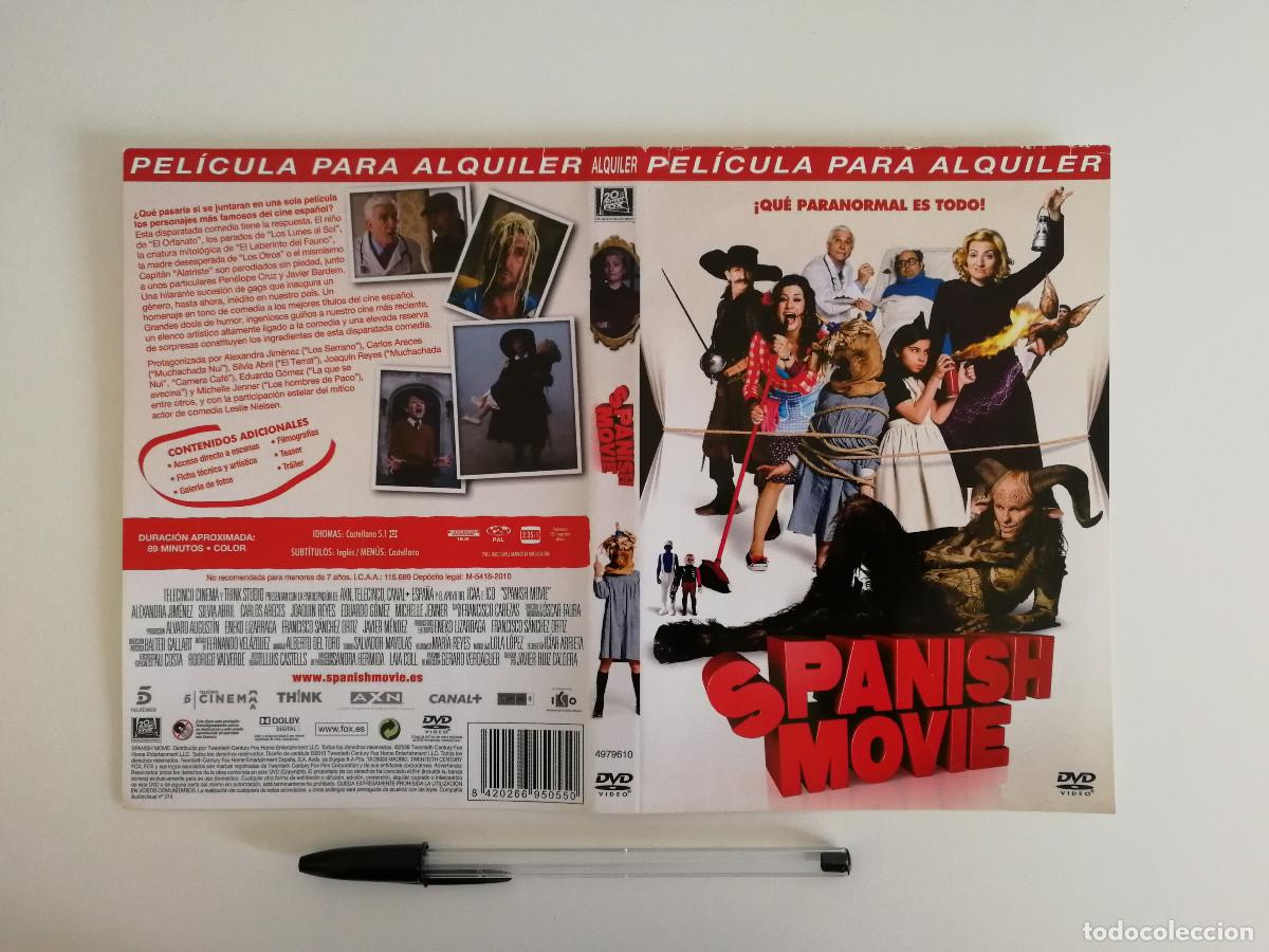 Cinema: CARATULA ORIGINAL -A4- SPANISH MOVIE