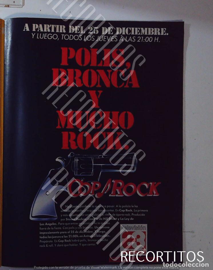 Kino: COP ROCK ANTENA TRES