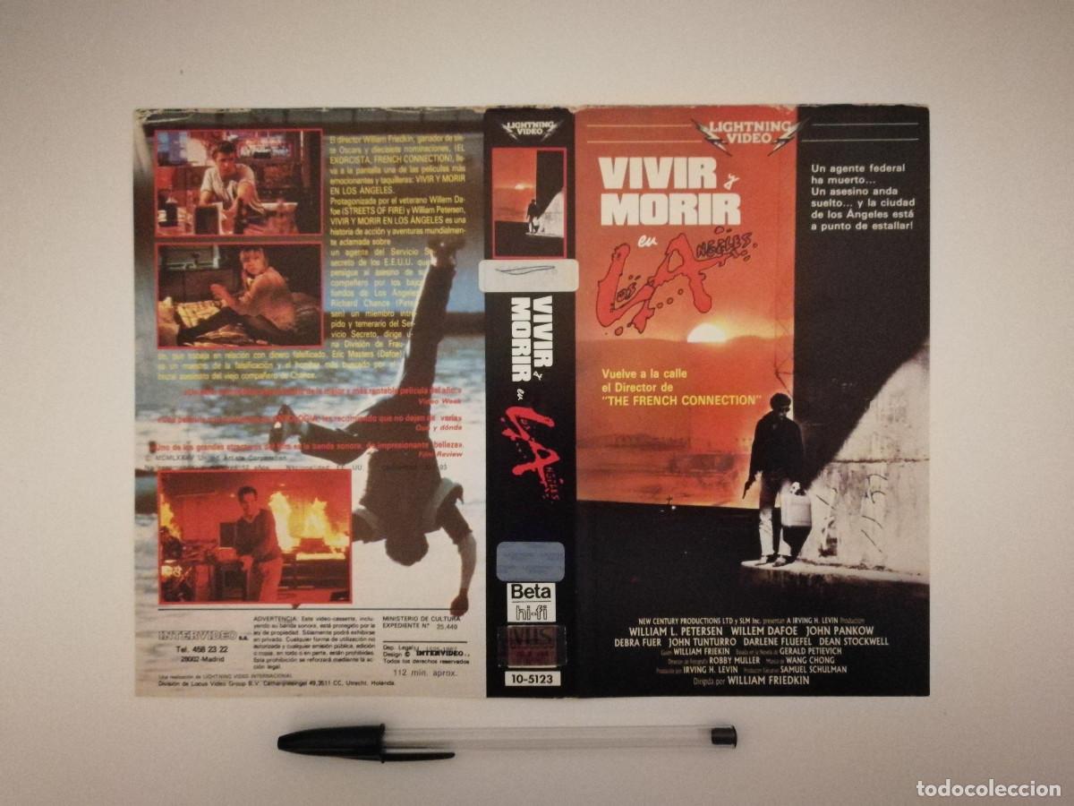 Kino: CARATULA ORIGINAL -A4- Vivir y morir en Los &Aacute;ngeles - WILLEM DAFOE