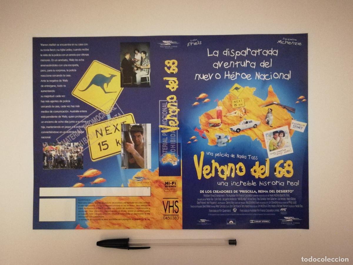 Kino: CARATULA ORIGINAL -A4- VERANO DEL 68 - Nadia Tass