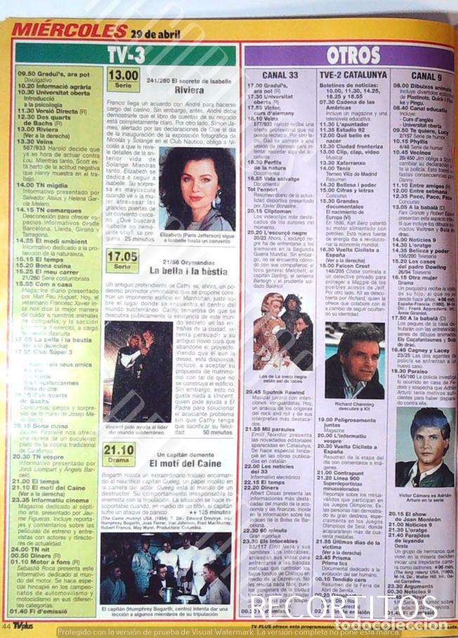 Kino: humprey bogart LINDA HAMILTON RIVIERA FALCON CREST VICTOR CAMARA DAVID SELBY