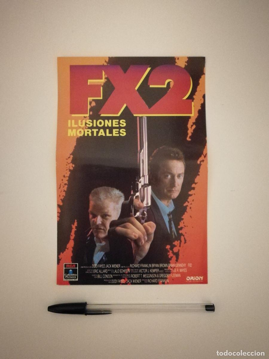 Cinema: MINI-POSTER ORIGINAL -13*18- FX2 ILUSIONES MORTALES - THRILLER SUSPENSE