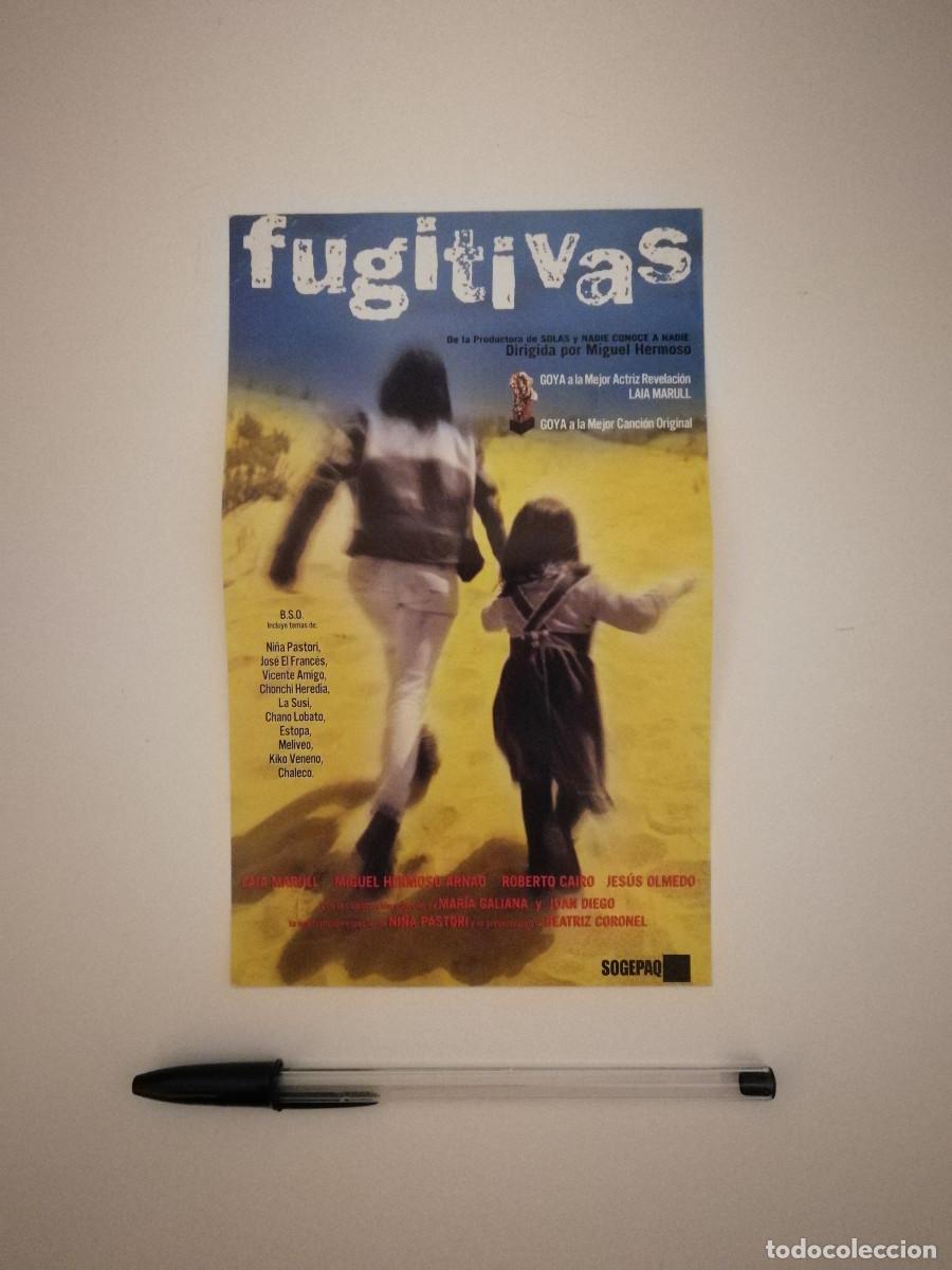 Cinema: MINI-POSTER ORIGINAL -13*18- FUGITIVAS - MIGUEL HERMOSO