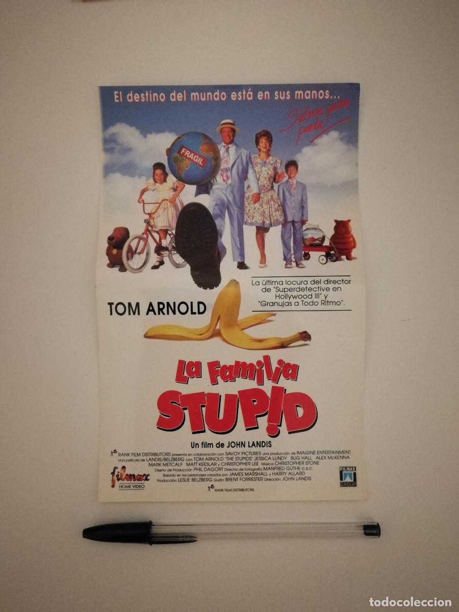 Cinema: MINI-POSTER ORIGINAL -13*18- LA FAMILIA STUPID - TOM ARNOLD