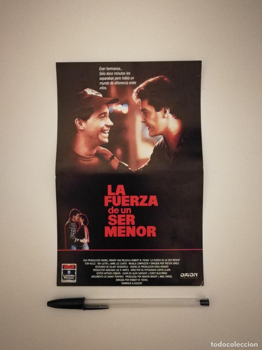 Cinema: MINI-POSTER ORIGINAL -13*18- LA FUERZA DE UN SER MENOR - TOM HULCE - RAY LIOTTA