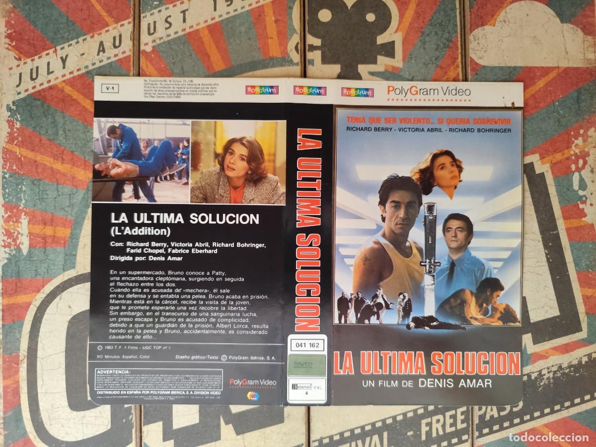 Cine: Car&aacute;tula Beta La ultima soluci&oacute;n - Foto 1