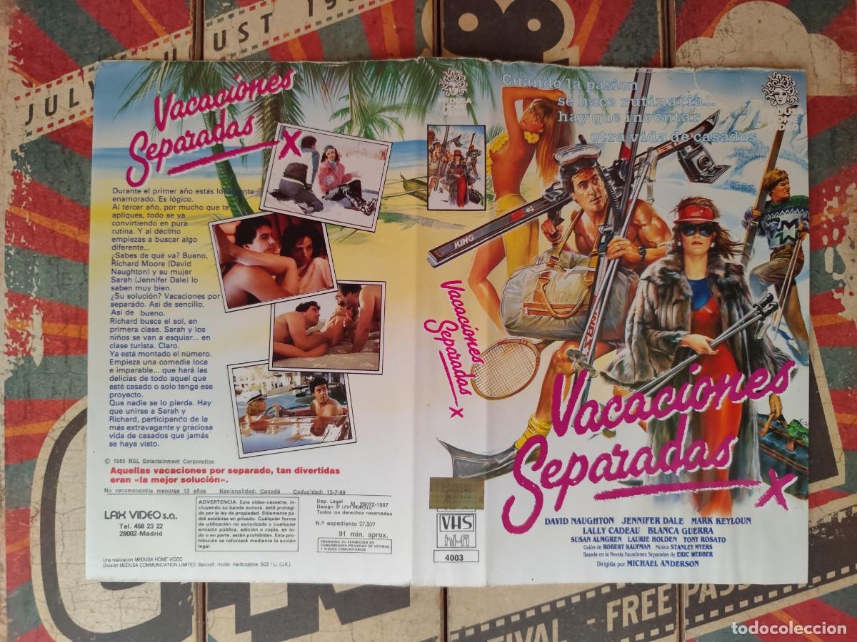 Cinema: Car&aacute;tula VHS Vacaciones separadas