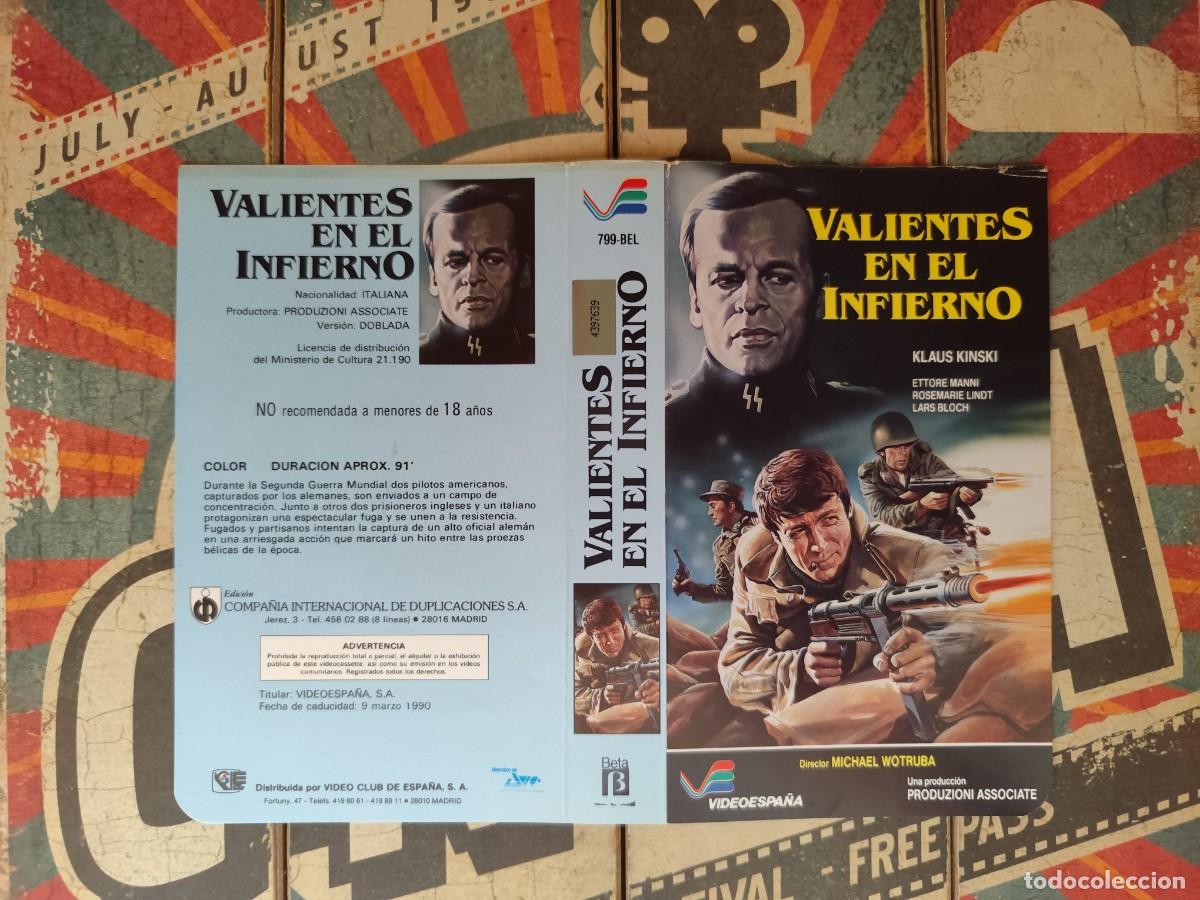 Cine: Car&aacute;tula Beta Valientes en el infierno - Foto 1