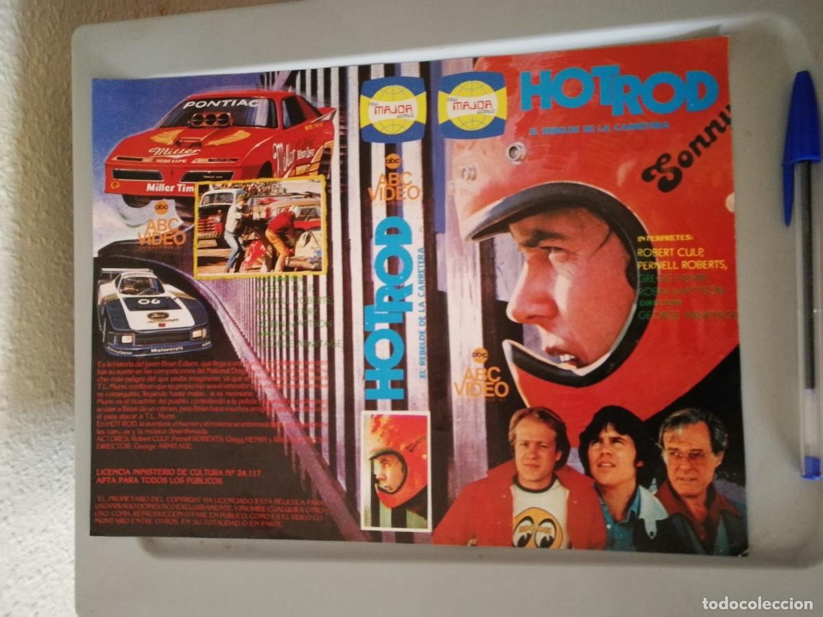 Cinema: CARATULA ORIGINAL -A4- Hot Rod EL REBELDE DE LA CARRETERA - ROBERT CULP - COCHE - PONTIAC RALLYE