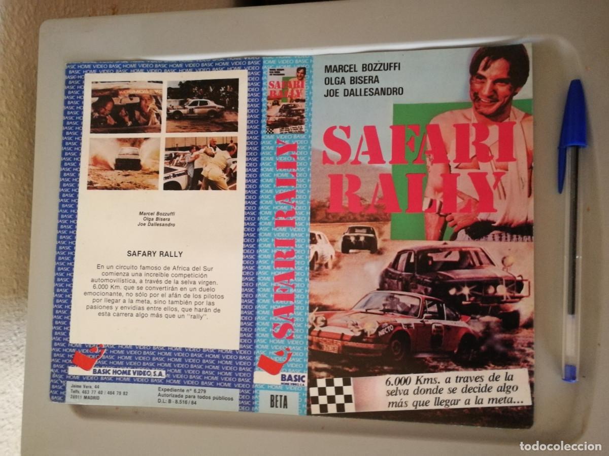 Cinema: CARATULA ORIGINAL -A4- Safari Rally - COCHE - Joe Dallesandro