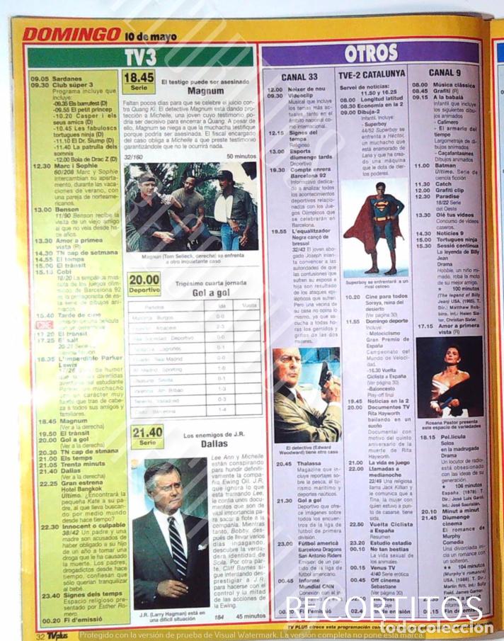 Cinema: DALLAS LARRY HAGMAN TOM SELLECK MAGNUM SUPERBOY ROSANA PASTOR SUPER BOY