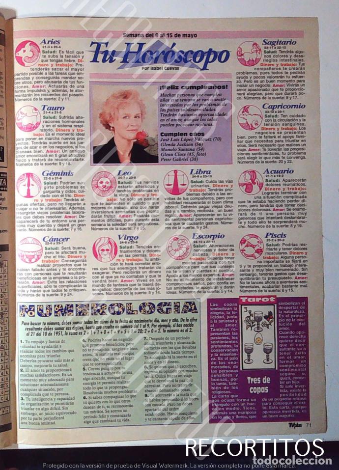 Cinema: TAROT TRES DE COPAS GLENN CLOSE