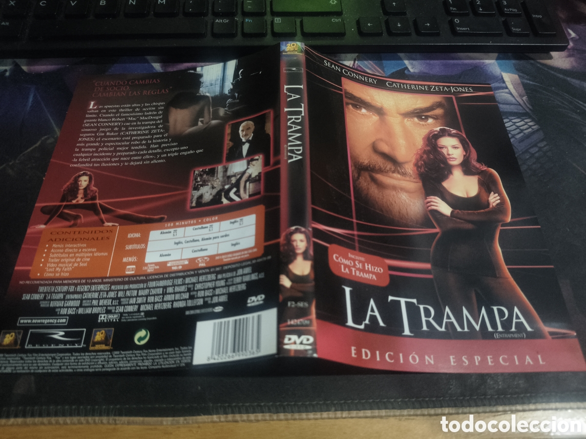 Cinema: Caratula la trampa DVD