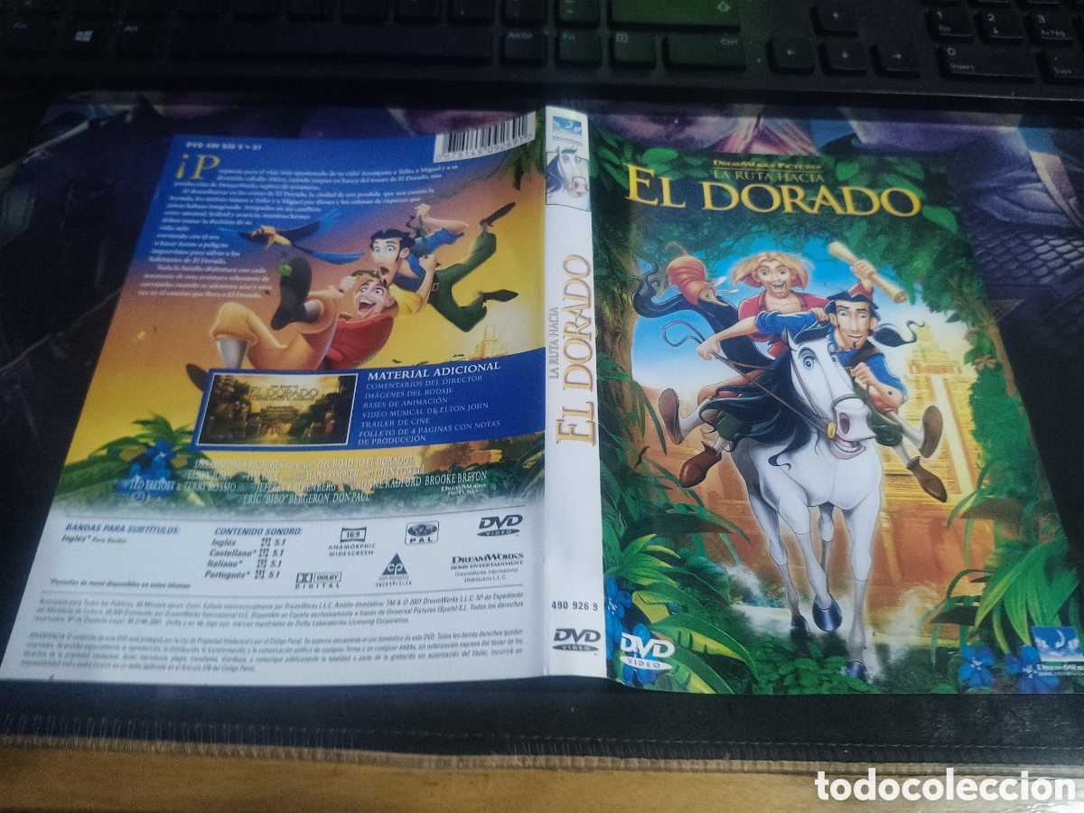 Cinema: Caratula la ruta hacia el dorado DVD