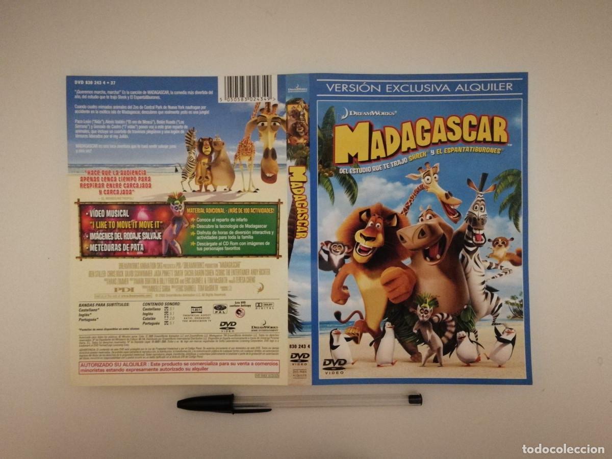 Cinema: CARATULA ORIGINAL -A4- MADAGASCAR - DIBUJOS ANIMADOS - ANIMACION