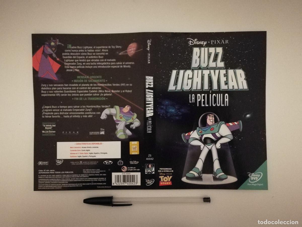 Cinema: CARATULA ORIGINAL -A4- Buzz Lightyear LA PELICULA - WALT DISNEY