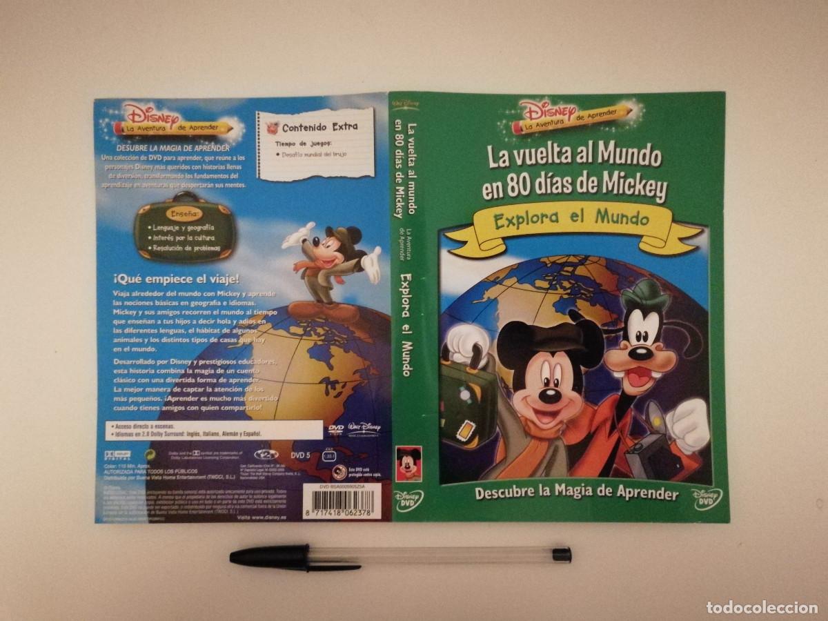 Cinema: CARATULA ORIGINAL -A4- LA VUELTA AL MUNDO EN 80 DIAS DE MICKEY - WALT DISNEY