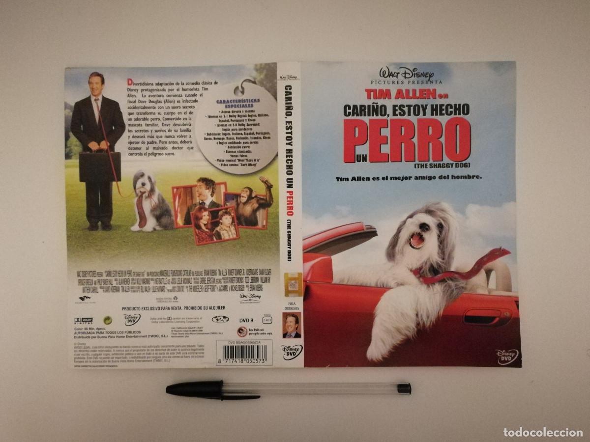 Cinema: CARATULA ORIGINAL -A4- CARI&Ntilde;O ESTOY HECHO UN PERRO - WALT DISNEY - TIM ALLEN