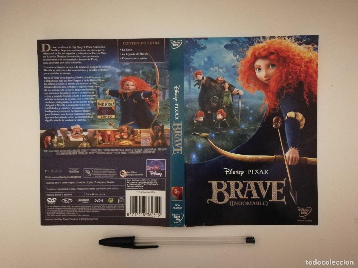 Cinema: CARATULA ORIGINAL -A4- BRAVE INDOMABLE - WALT DISNEY