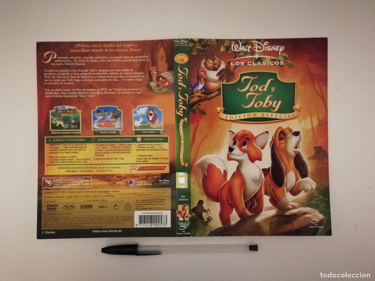 Cinema: CARATULA ORIGINAL -A4- TOD Y TOBY - WALT DISNEY