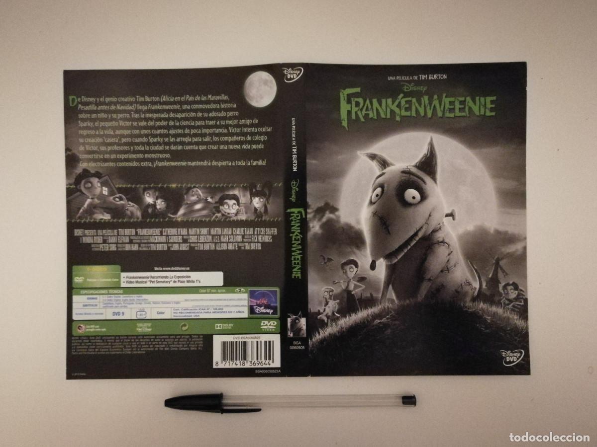 Cinema: CARATULA ORIGINAL -A4- FRANKENWEENIE - WALT DISNEY
