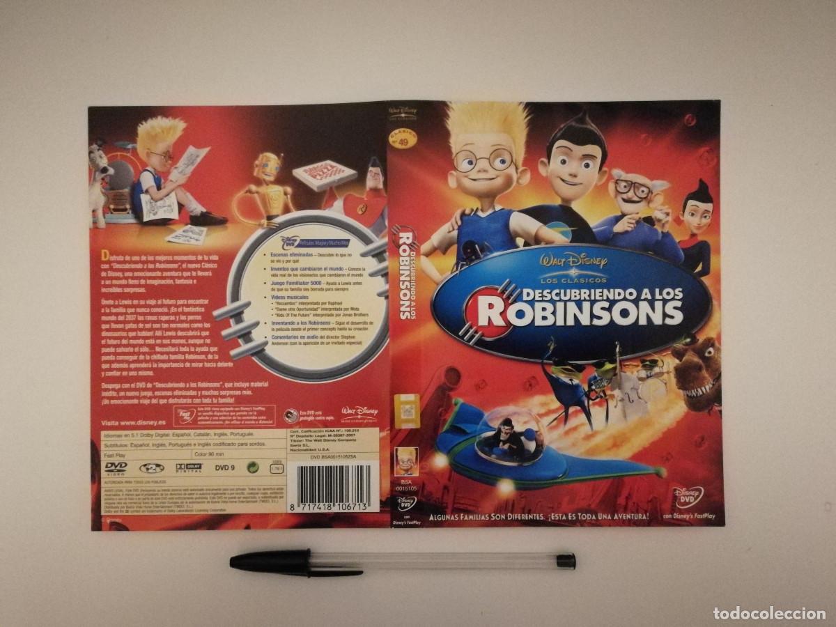 Cinema: CARATULA ORIGINAL -A4- DESCUBRIENDO A LOS ROBINSONS - WALT DISNEY