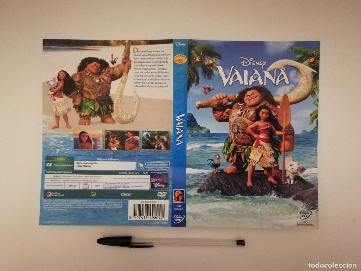 Cinema: CARATULA ORIGINAL -A4- VAIANA - WALT DISNEY