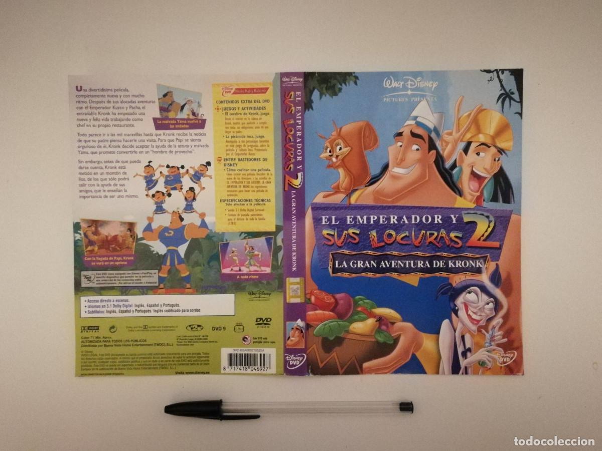 Cinema: CARATULA ORIGINAL -A4- EL EMPERADOR Y SUS LOCURAS 2 - WALT DISNEY