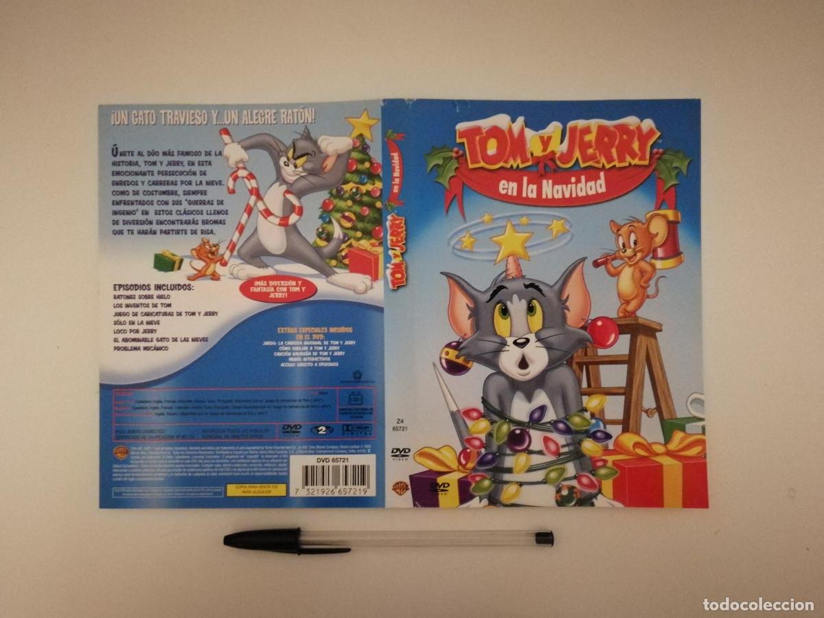 Cinema: CARATULA ORIGINAL -A4- Tom y Jerry EN LA NAVIDAD - DIBUJOS ANIMADOS - ANIMACION