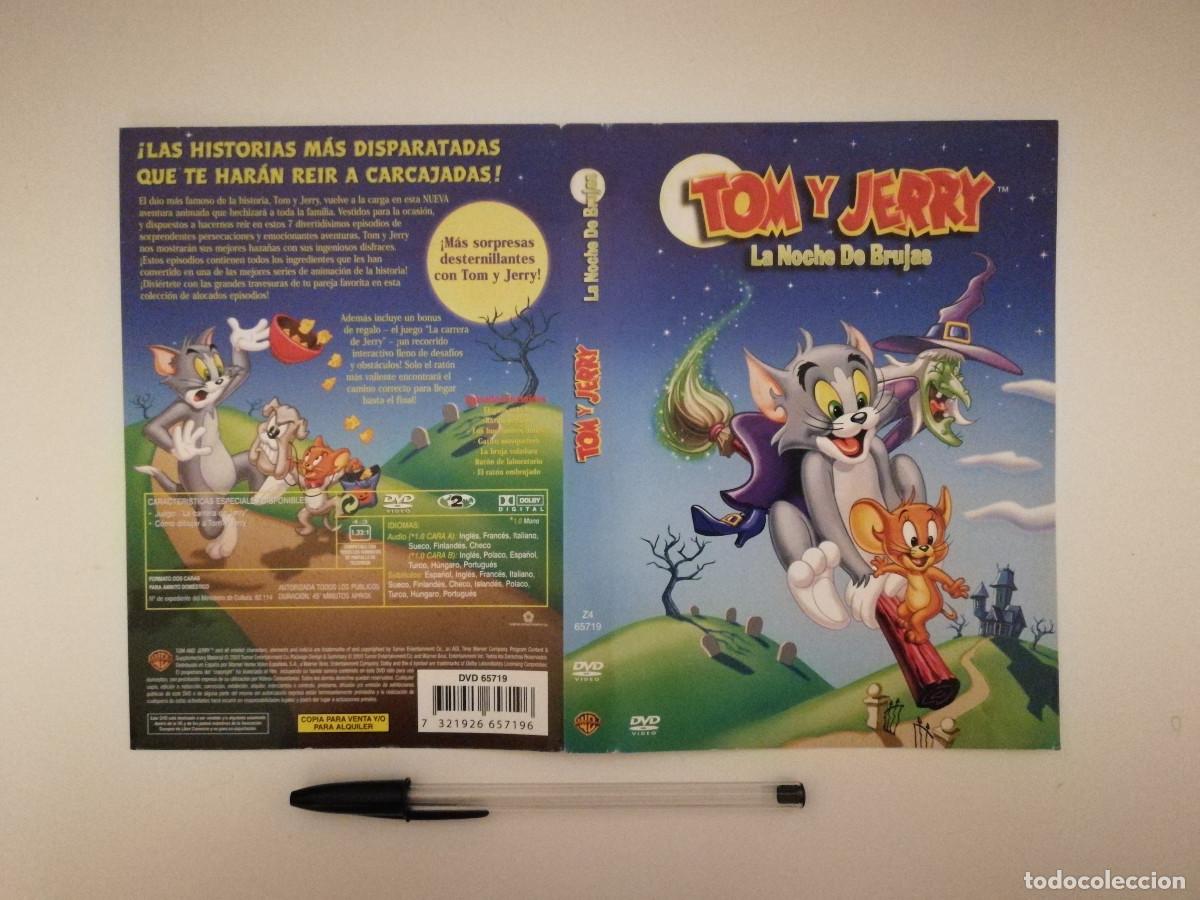 Cinema: CARATULA ORIGINAL -A4- Tom y Jerry LA NOCHE DE BRUJAS - DIBUJOS ANIMADOS - ANIMACION