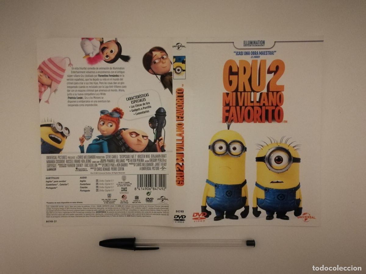 Cinema: CARATULA ORIGINAL -A4- GRU 2 MI VILLANO FAVORITO- DIBUJOS ANIMADOS - ANIMACION
