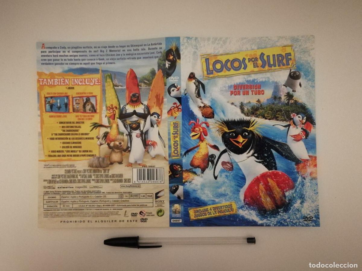 Cinema: CARATULA ORIGINAL -A4- LOCOS POR EL SURF - DIBUJOS ANIMADOS - ANIMACION