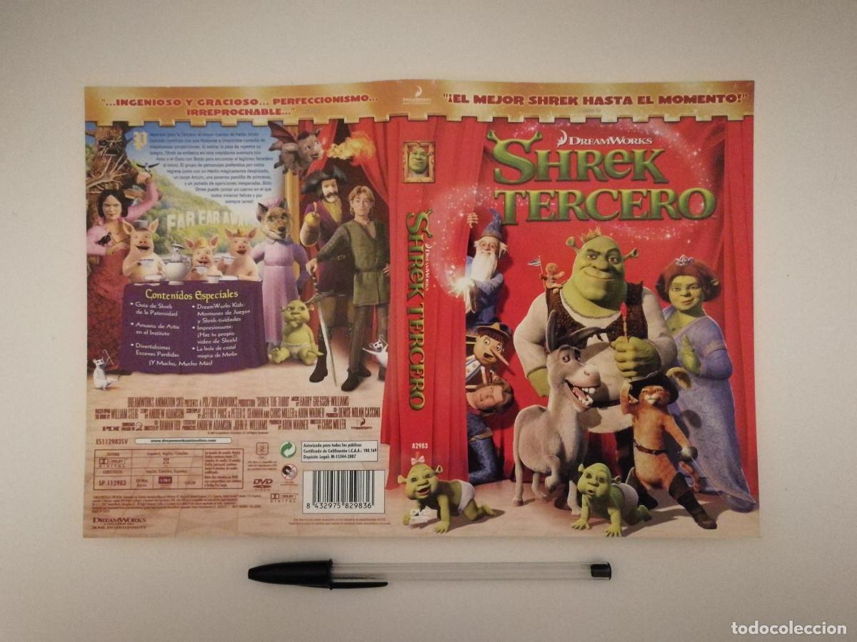 Cinema: CARATULA ORIGINAL -A4- SHREK TERCERO - DIBUJOS ANIMADOS - ANIMACION