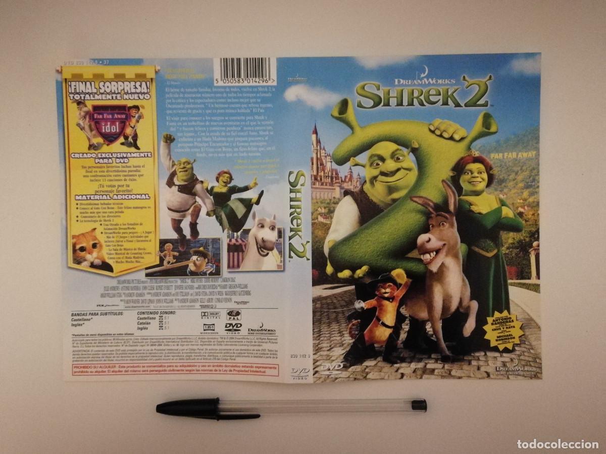 Cinema: CARATULA ORIGINAL -A4- SHREK 2 - DIBUJOS ANIMADOS - ANIMACION