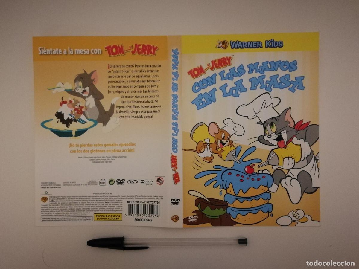 Cinema: CARATULA ORIGINAL -A4- TOM Y JERRY CON LAS MANOS EN LA MASA - DIBUJOS ANIMADOS - ANIMACION