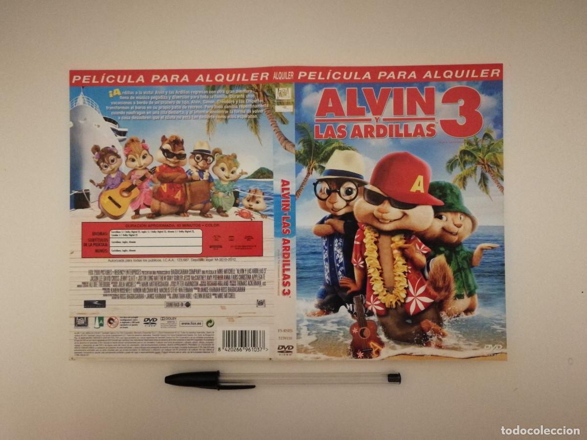 Cinema: CARATULA ORIGINAL -A4- ALVIN Y LAS ARDILLAS 3 - DIBUJOS ANIMADOS - ANIMACION