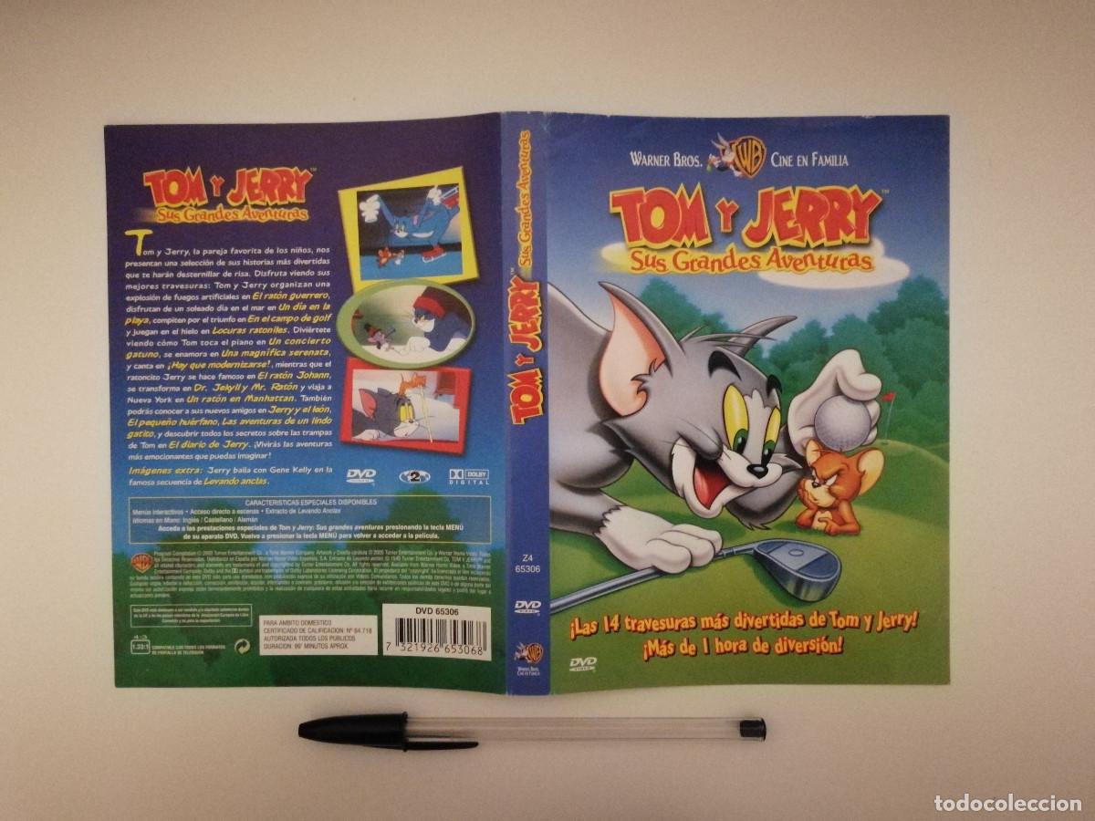 Cinema: CARATULA ORIGINAL -A4- TOM Y JERRY SUS GRANDES AVENTURAS - DIBUJOS ANIMADOS - ANIMACION