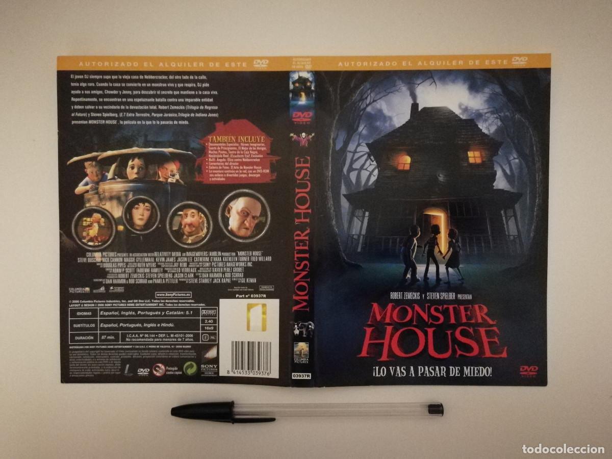 Cinema: CARATULA ORIGINAL -A4- MOSTER HOUSE - DIBUJOS ANIMADOS - ANIMACION