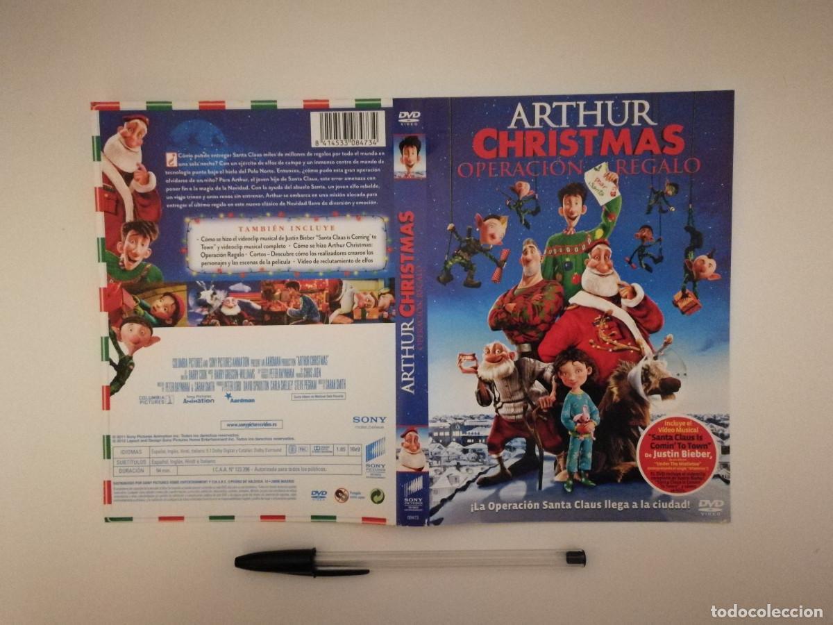 Cinema: CARATULA ORIGINAL -A4- ARTHUR CHRISTMAS OPERACION REGALO - DIBUJOS ANIMADOS - ANIMACION